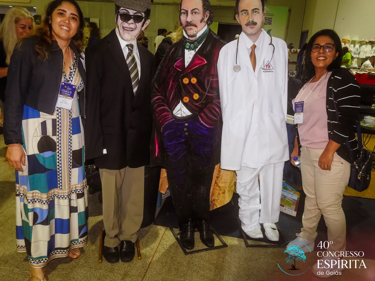 Participantes e personagens históricos no Congresso Espírita de Goiás